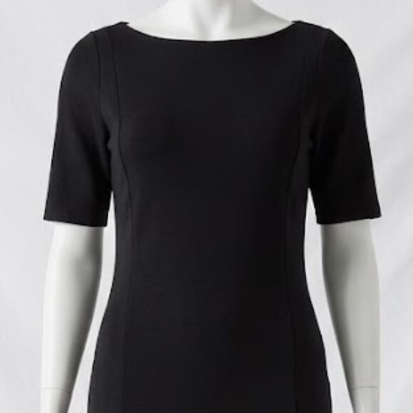 NWOT Torrid Bodycon Midi Dress Women Size Black Cupro Studio Chic 3X - Picture 6 of 16